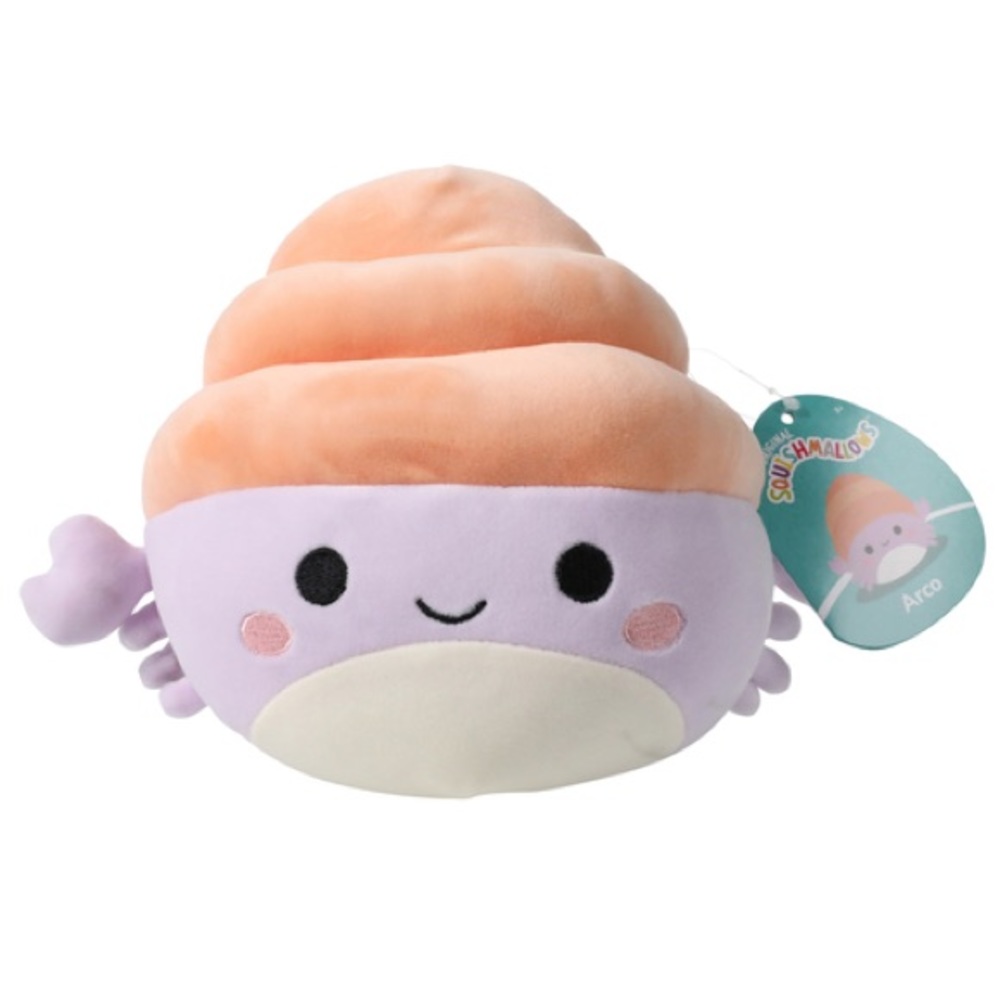 NWT Squishmallows Arco the Hermit Crab 7 Inch Plush